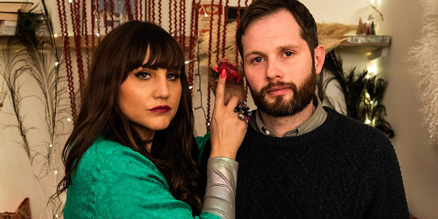 Pls Like. Image shows from L to R: Tingle Maid (Natasia Demetriou), Liam (Liam Williams). Pls Like. Image shows from L to R: Tingle Maid (Natasia Demetriou), Liam (Liam Williams).