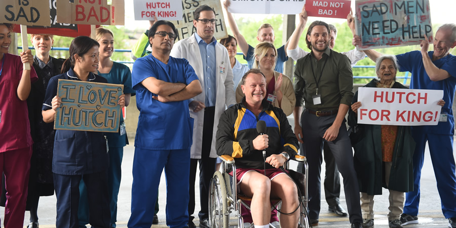 Porters. Image shows from L to R: Susan Wokoma, Jo Joyner, James Atherton, Neil Stuke. Porters. Image shows from L to R: Susan Wokoma, Jo Joyner, James Atherton, Neil Stuke.