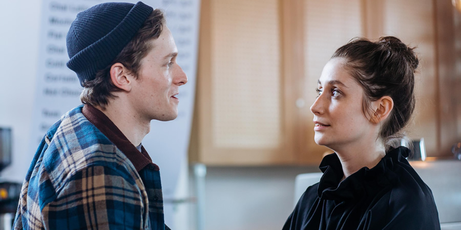Pure. Image shows from L to R: Benji (Jacob Collins-Levy), Marnie (Charly Clive). Pure. Image shows from L to R: Benji (Jacob Collins-Levy), Marnie (Charly Clive).