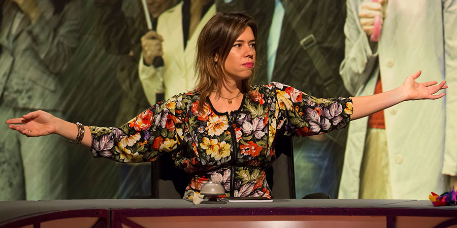 QI. Lou Sanders. QI. Lou Sanders.