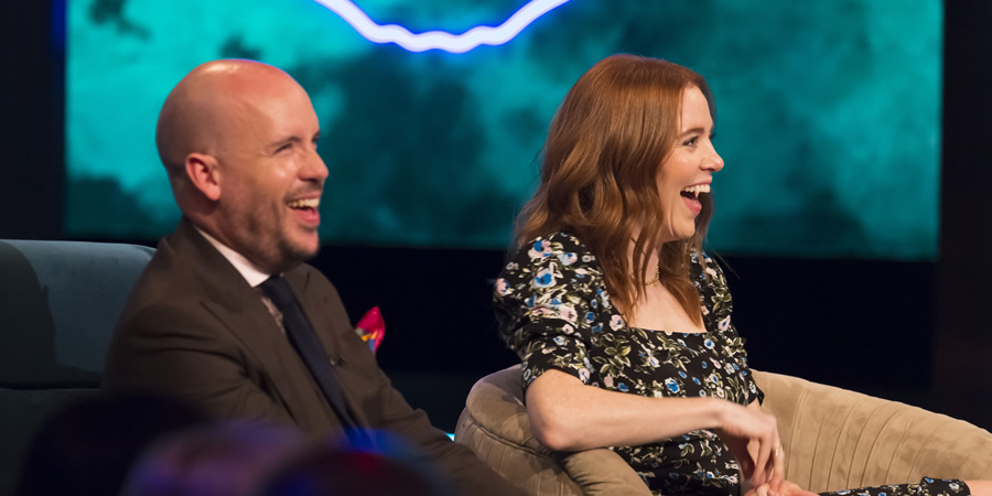 The Ranganation. Image shows from L to R: Tom Allen, Angela Scanlon. Copyright: Zeppotron. The Ranganation. Image shows from L to R: Tom Allen, Angela Scanlon. Copyright: Zeppotron.