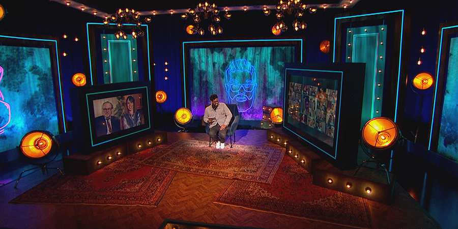 The Ranganation. Image shows from L to R: Jack Dee, Alex Jones, Romesh Ranganathan. Copyright: Zeppotron. The Ranganation. Image shows from L to R: Jack Dee, Alex Jones, Romesh Ranganathan. Copyright: Zeppotron.