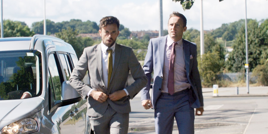 Revolting. Image shows from L to R: Jolyon Rubinstein, Heydon Prowse. Copyright: Hat Trick Productions. Revolting. Image shows from L to R: Jolyon Rubinstein, Heydon Prowse. Copyright: Hat Trick Productions.