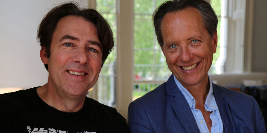 Richard E. Grant On... Ealing Comedies. Image shows from L to R: Jonathan Ross, Richard E. Grant. Copyright: Phil McIntyre Entertainment. Richard E. Grant On... Ealing Comedies. Image shows from L to R: Jonathan Ross, Richard E. Grant. Copyright: Phil McIntyre Entertainment.