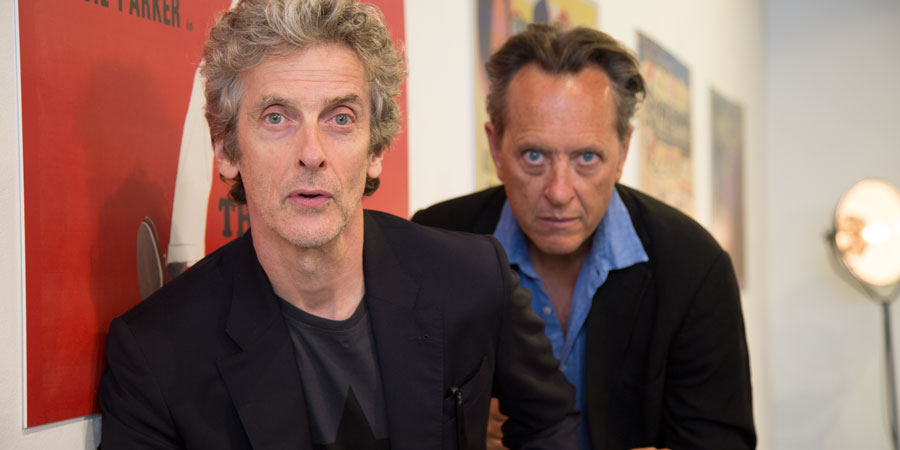 Richard E. Grant On... Ealing Comedies. Image shows from L to R: Peter Capaldi, Richard E. Grant. Copyright: Phil McIntyre Entertainment. Richard E. Grant On... Ealing Comedies. Image shows from L to R: Peter Capaldi, Richard E. Grant. Copyright: Phil McIntyre Entertainment.