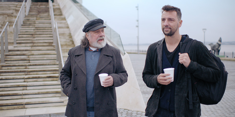Ricky & Ralf's Very Northern Road Trip. Image shows from L to R: Ricky Tomlinson, Ralf Little. Copyright: North One Television. Ricky & Ralf's Very Northern Road Trip. Image shows from L to R: Ricky Tomlinson, Ralf Little. Copyright: North One Television.
