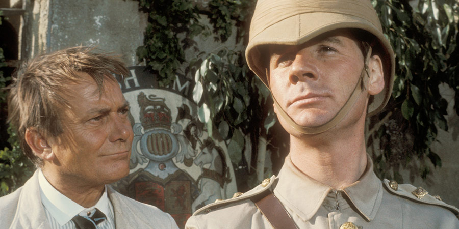 Ripping Yarns. Image shows from L to R: Mr. Gregory (Denholm Elliott), Captain Walter Snetterton (Michael Palin). Copyright: BBC. Ripping Yarns. Image shows from L to R: Mr. Gregory (Denholm Elliott), Captain Walter Snetterton (Michael Palin). Copyright: BBC.