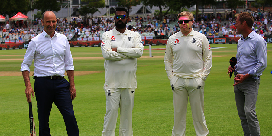 Rob And Romesh Vs. Image shows from L to R: Nasser Hussain, Romesh Ranganathan, Rob Beckett, Unknown. Copyright: CPL Productions. Rob And Romesh Vs. Image shows from L to R: Nasser Hussain, Romesh Ranganathan, Rob Beckett, Unknown. Copyright: CPL Productions.