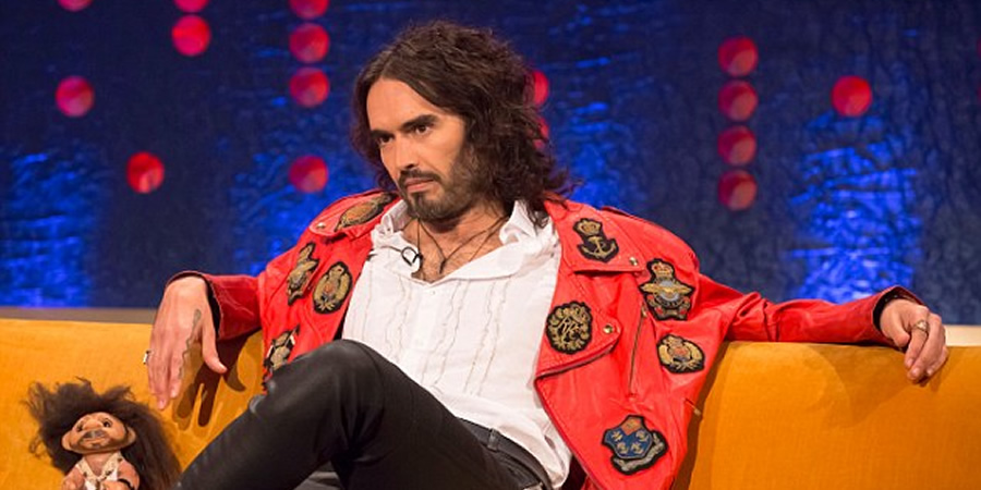 The Jonathan Ross Show. Russell Brand. Copyright: Hot Sauce. The Jonathan Ross Show. Russell Brand. Copyright: Hot Sauce.