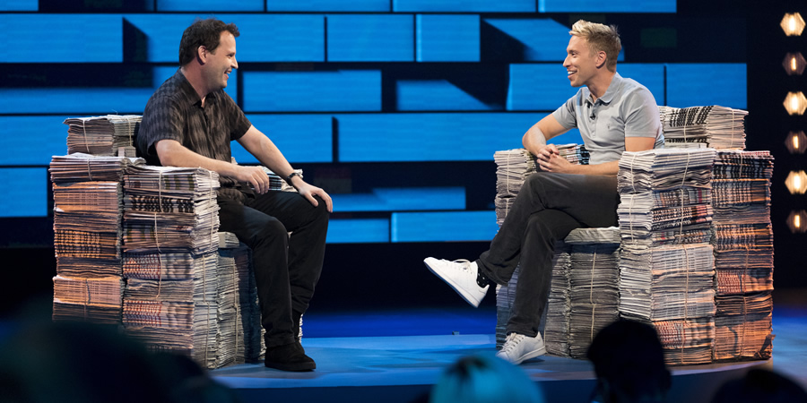 The Russell Howard Hour. Image shows from L to R: Adam Kay, Russell Howard. Copyright: Avalon Television. The Russell Howard Hour. Image shows from L to R: Adam Kay, Russell Howard. Copyright: Avalon Television.