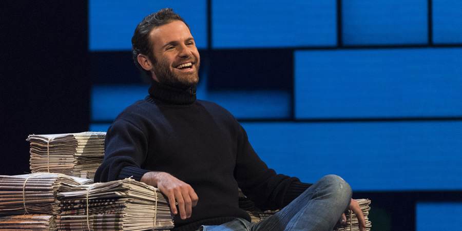 The Russell Howard Hour. Juan Mata. Copyright: Avalon Television. The Russell Howard Hour. Juan Mata. Copyright: Avalon Television.