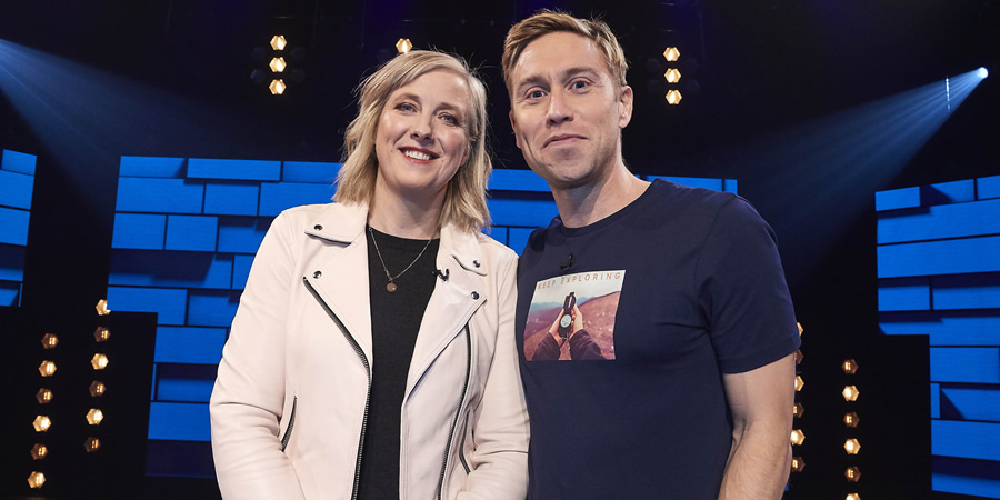 The Russell Howard Hour. Image shows from L to R: Carole Cadwalladr, Russell Howard. Copyright: Avalon Television. The Russell Howard Hour. Image shows from L to R: Carole Cadwalladr, Russell Howard. Copyright: Avalon Television.