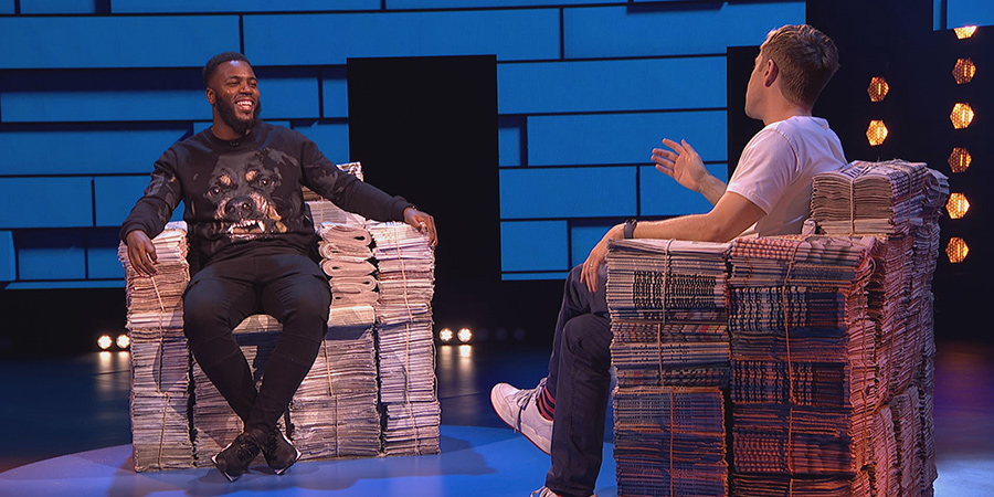 The Russell Howard Hour. Image shows from L to R: Mo Gilligan, Russell Howard. Copyright: Avalon Television. The Russell Howard Hour. Image shows from L to R: Mo Gilligan, Russell Howard. Copyright: Avalon Television.