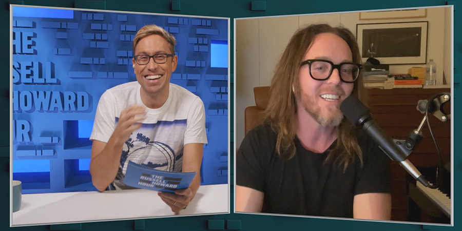 The Russell Howard Hour. Image shows from L to R: Russell Howard, Tim Minchin. Copyright: Avalon Television. The Russell Howard Hour. Image shows from L to R: Russell Howard, Tim Minchin. Copyright: Avalon Television.