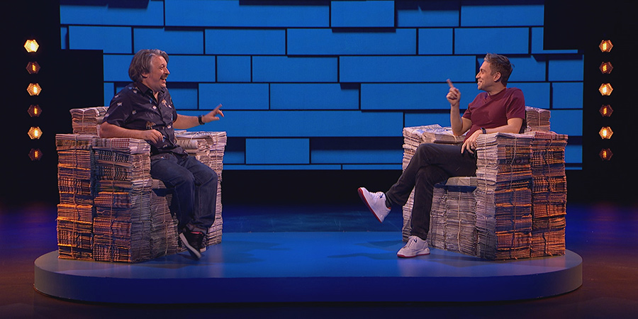 The Russell Howard Hour. Image shows from L to R: Richard Herring, Russell Howard. Copyright: Avalon Television. The Russell Howard Hour. Image shows from L to R: Richard Herring, Russell Howard. Copyright: Avalon Television.