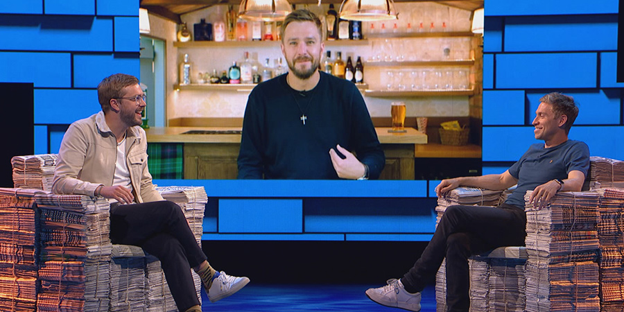The Russell Howard Hour. Image shows from L to R: Iain Stirling, Russell Howard. Copyright: Avalon Television. The Russell Howard Hour. Image shows from L to R: Iain Stirling, Russell Howard. Copyright: Avalon Television.