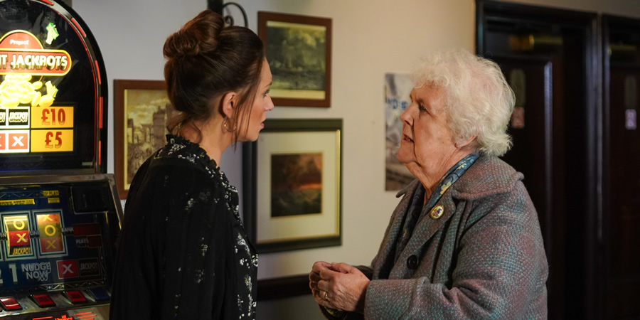 Scarborough. Image shows from L to R: Karen (Catherine Tyldesley), Marion (Stephanie Cole). Scarborough. Image shows from L to R: Karen (Catherine Tyldesley), Marion (Stephanie Cole).