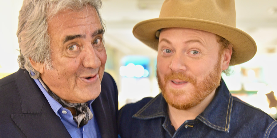 Shopping With Keith Lemon. Image shows from L to R: David Dickinson, Leigh Francis. Shopping With Keith Lemon. Image shows from L to R: David Dickinson, Leigh Francis.
