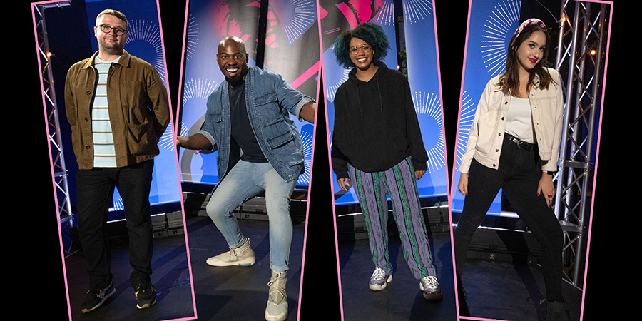Stand Up For Live Comedy. Image shows from L to R: Chris Washington, Darren Harriott, Kemah Bob, Bella Hull. Copyright: Phil McIntyre Entertainment. Stand Up For Live Comedy. Image shows from L to R: Chris Washington, Darren Harriott, Kemah Bob, Bella Hull. Copyright: Phil McIntyre Entertainment.