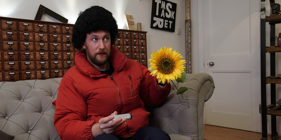 Taskmaster. Alex Horne. Copyright: Avalon Television. Taskmaster. Alex Horne. Copyright: Avalon Television.