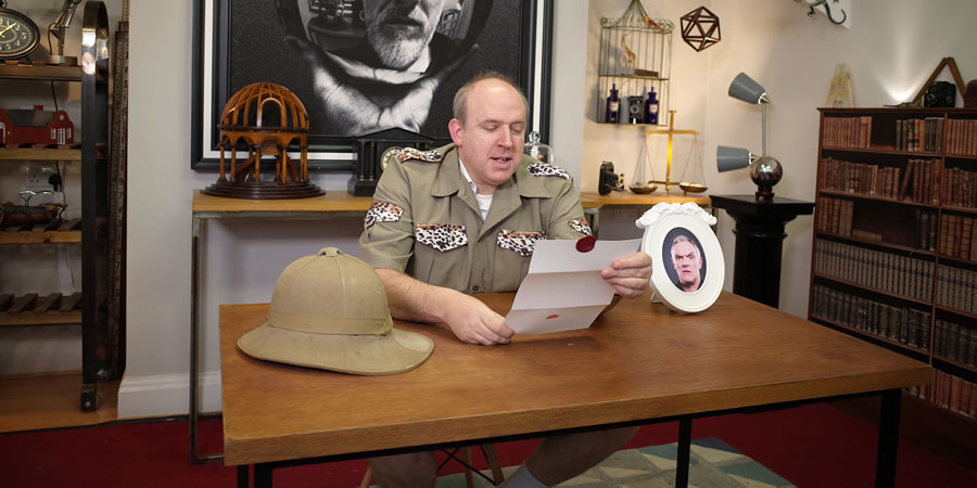 Taskmaster. Tim Vine. Copyright: Avalon Television. Taskmaster. Tim Vine. Copyright: Avalon Television.