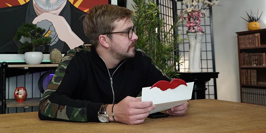 Taskmaster. Iain Stirling. Copyright: Avalon Television. Taskmaster. Iain Stirling. Copyright: Avalon Television.