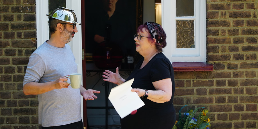 Taskmaster. Image shows from L to R: David Baddiel, Jo Brand. Copyright: Avalon Television. Taskmaster. Image shows from L to R: David Baddiel, Jo Brand. Copyright: Avalon Television.
