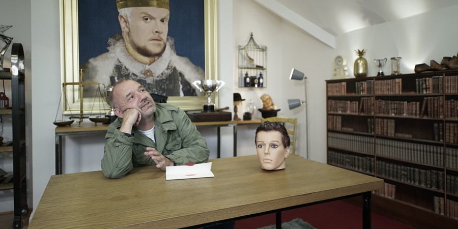 Taskmaster. Bob Mortimer. Copyright: Avalon Television. Taskmaster. Bob Mortimer. Copyright: Avalon Television.