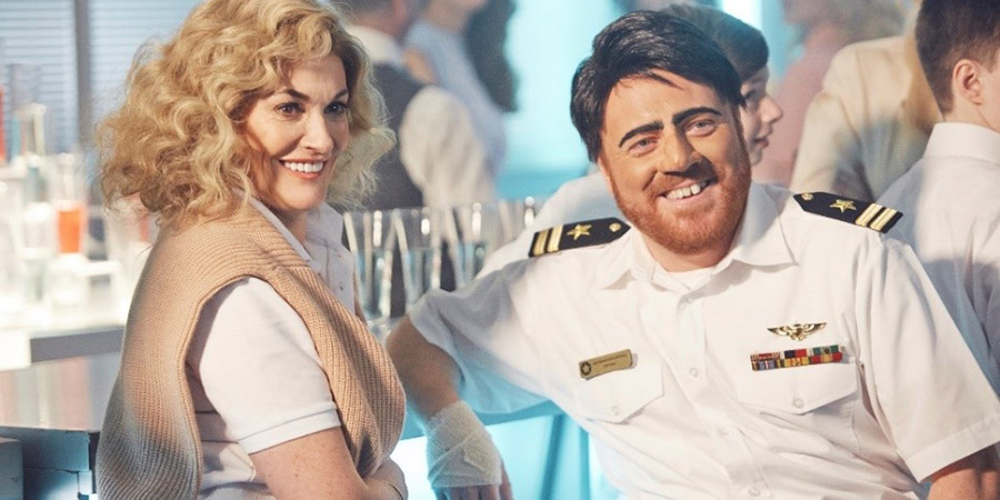 The Keith & Paddy Picture Show. Image shows from L to R: Charlie (Sarah Parish), Maverick (Leigh Francis). Copyright: Talkback. The Keith & Paddy Picture Show. Image shows from L to R: Charlie (Sarah Parish), Maverick (Leigh Francis). Copyright: Talkback.