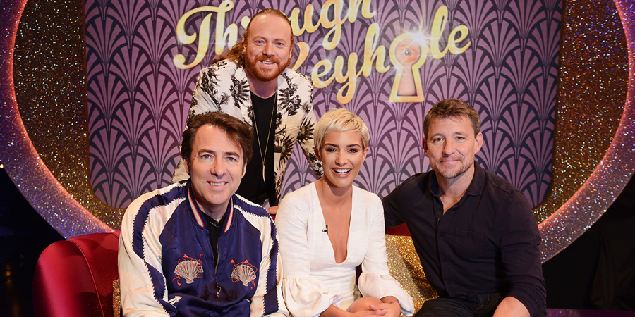 Through The Keyhole. Image shows from L to R: Jonathan Ross, Leigh Francis, Frankie Bridge, Ben Shephard. Copyright: Talkback. Through The Keyhole. Image shows from L to R: Jonathan Ross, Leigh Francis, Frankie Bridge, Ben Shephard. Copyright: Talkback.