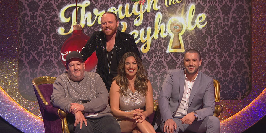 Through The Keyhole. Image shows from L to R: Johnny Vegas, Leigh Francis, Kelly Brook, Shayne Ward. Copyright: Talkback. Through The Keyhole. Image shows from L to R: Johnny Vegas, Leigh Francis, Kelly Brook, Shayne Ward. Copyright: Talkback.
