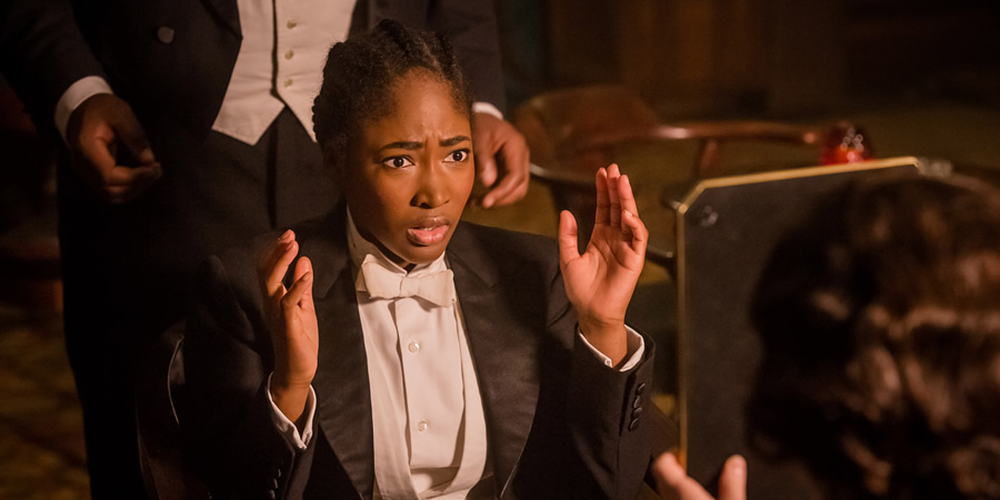 Timewasters. Lauren (Adelayo Adedayo). Copyright: Big Talk Productions. Timewasters. Lauren (Adelayo Adedayo). Copyright: Big Talk Productions.