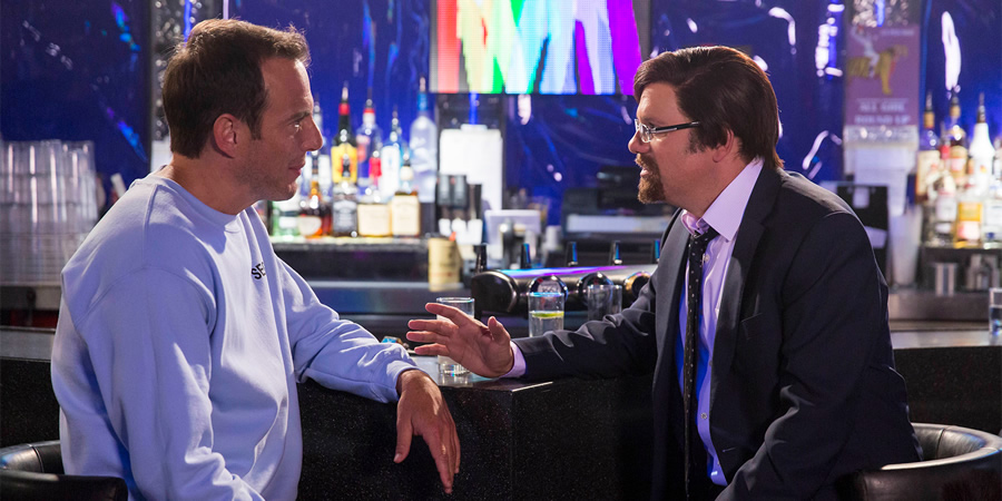 The Increasingly Poor Decisions Of Todd Margaret. Image shows from L to R: Brent Wilts (Will Arnett), Todd Margaret (David Cross). Copyright: RDF Television / Merman. The Increasingly Poor Decisions Of Todd Margaret. Image shows from L to R: Brent Wilts (Will Arnett), Todd Margaret (David Cross). Copyright: RDF Television / Merman.