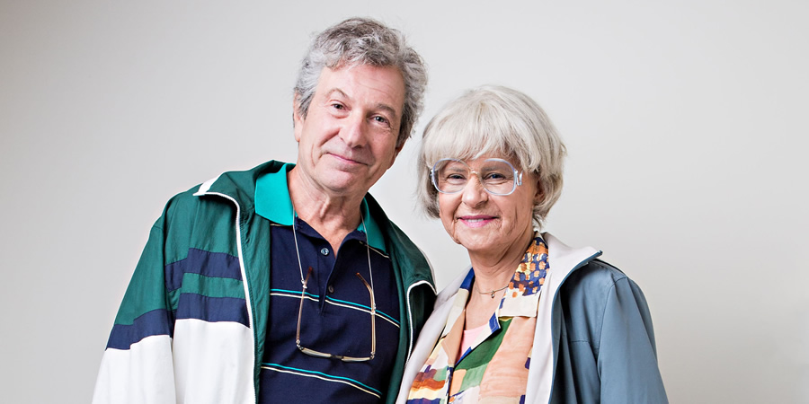 Tracey Ullman's Show. Image shows from L to R: Michael Brandon, Tracey Ullman. Copyright: BBC / Allan McKeown Presents. Tracey Ullman's Show. Image shows from L to R: Michael Brandon, Tracey Ullman. Copyright: BBC / Allan McKeown Presents.
