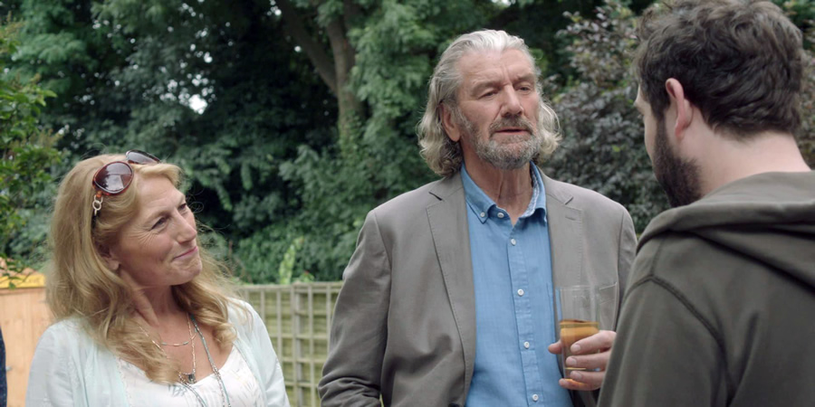 Uncle. Image shows from L to R: Jane (Geraldine James), Neville (Clive Russell), Andy (Nick Helm). Copyright: Baby Cow Productions. Uncle. Image shows from L to R: Jane (Geraldine James), Neville (Clive Russell), Andy (Nick Helm). Copyright: Baby Cow Productions.