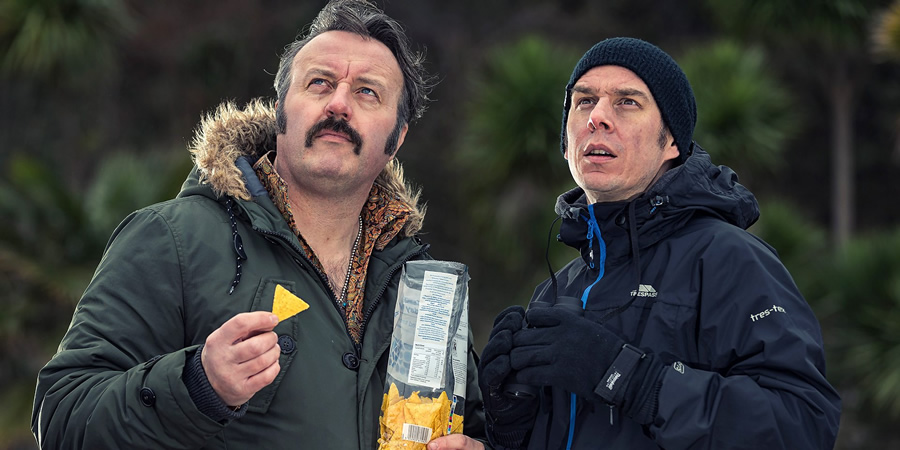 The Unexplainers. Image shows from L to R: Mike Bubbins, John Rutledge. Copyright: Zipline Creative. The Unexplainers. Image shows from L to R: Mike Bubbins, John Rutledge. Copyright: Zipline Creative.
