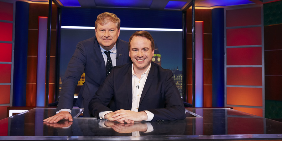 Unspun With Matt Forde. Image shows from L to R: Angus Robertson, Matt Forde. Copyright: Avalon Television. Unspun With Matt Forde. Image shows from L to R: Angus Robertson, Matt Forde. Copyright: Avalon Television.