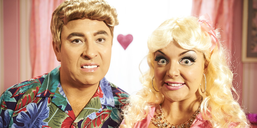 Walliams & Friend. Image shows from L to R: David Walliams, Sheridan Smith. Copyright: King Bert Productions. Walliams & Friend. Image shows from L to R: David Walliams, Sheridan Smith. Copyright: King Bert Productions.