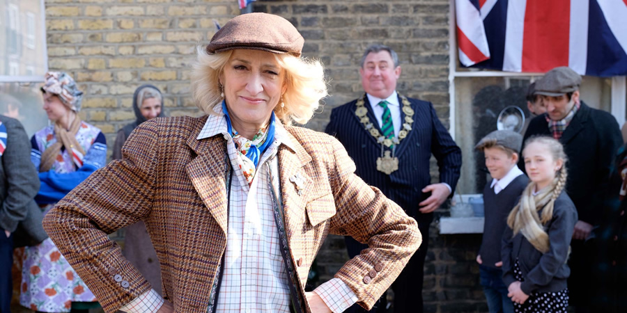 The Windsors. Camilla (Haydn Gwynne). Copyright: Noho Film and TV. The Windsors. Camilla (Haydn Gwynne). Copyright: Noho Film and TV.