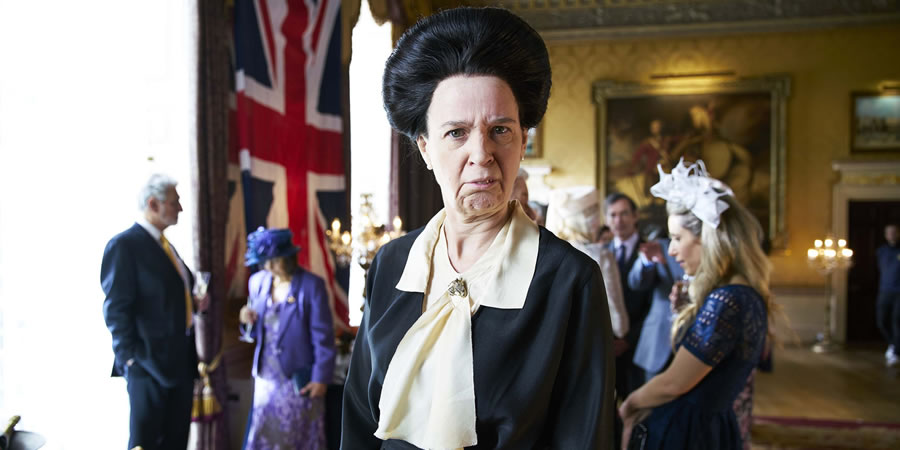 The Windsors. Princess Anne (Vicki Pepperdine). Copyright: Noho Film and TV. The Windsors. Princess Anne (Vicki Pepperdine). Copyright: Noho Film and TV.
