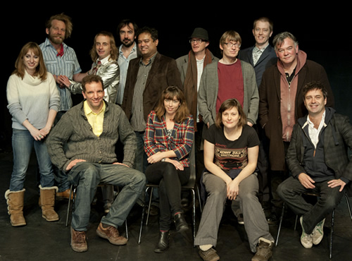 The Alternative Comedy Experience. Image shows from L to R: Isy Suttie, Tony Law, Henning Wehn, Paul Foot, Stephen Carlin, Paul Sinha, Bridget Christie, Simon Munnery, David Kay, Josie Long, Alun Cochrane, Stewart Lee, Phil Nichol. Copyright: Comedy Central. The Alternative Comedy Experience. Image shows from L to R: Isy Suttie, Tony Law, Henning Wehn, Paul Foot, Stephen Carlin, Paul Sinha, Bridget Christie, Simon Munnery, David Kay, Josie Long, Alun Cochrane, Stewart Lee, Phil Nichol. Copyright: Comedy Central.