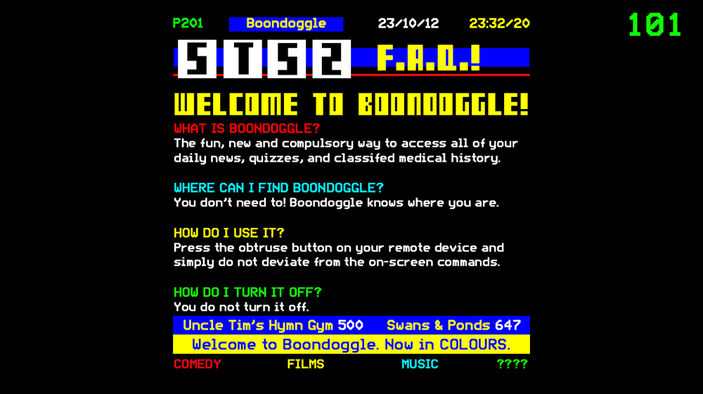 Boondoggle: The Intro Vids. Boondoggle: The Intro Vids.