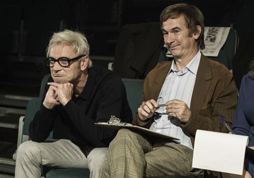 We're Doomed! The Dad's Army Story. Image shows from L to R: David Croft (Richard Dormer), Jimmy Perry (Paul Ritter). Copyright: DSP. We're Doomed! The Dad's Army Story. Image shows from L to R: David Croft (Richard Dormer), Jimmy Perry (Paul Ritter). Copyright: DSP.