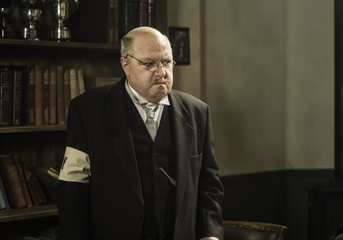We're Doomed! The Dad's Army Story. Arthur Lowe (John Sessions). Copyright: DSP. We're Doomed! The Dad's Army Story. Arthur Lowe (John Sessions). Copyright: DSP.