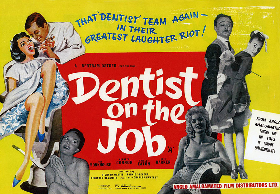 Dentist On The Job original quad film poster. Copyright: Bertram Ostrer Productions. Dentist On The Job original quad film poster. Copyright: Bertram Ostrer Productions.