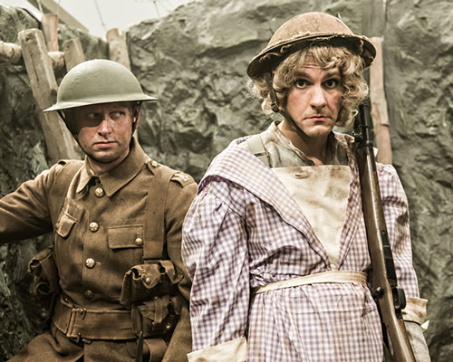 Horrible Histories. Image shows from L to R: Laurence Rickard, Mathew Baynton. Copyright: Lion Television / Citrus Television. Horrible Histories. Image shows from L to R: Laurence Rickard, Mathew Baynton. Copyright: Lion Television / Citrus Television.