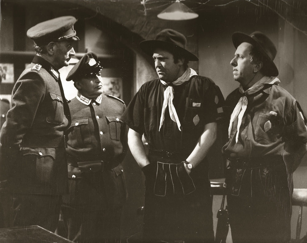 Hugh And I. Image shows from L to R: Carl Jaffé, Ernst Ulman, Terry Scott (Terry Scott), Hugh Lloyd (Hugh Lloyd). Copyright: Radio Times / Michael Jaffé. Hugh And I. Image shows from L to R: Carl Jaffé, Ernst Ulman, Terry Scott (Terry Scott), Hugh Lloyd (Hugh Lloyd). Copyright: Radio Times / Michael Jaffé.