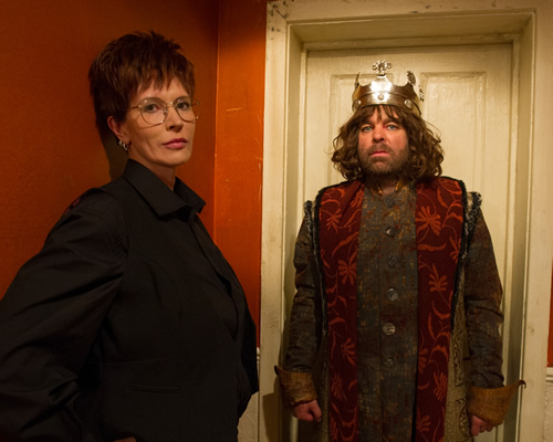 Inside No. 9. Image shows from L to R: Felicity (Julia Davis), Tony (Steve Pemberton). Copyright: BBC. Inside No. 9. Image shows from L to R: Felicity (Julia Davis), Tony (Steve Pemberton). Copyright: BBC.
