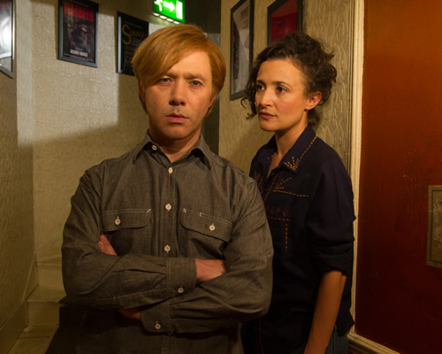 Inside No. 9. Image shows from L to R: Jim (Reece Shearsmith), Laura (Lyndsey Marshal). Copyright: BBC. Inside No. 9. Image shows from L to R: Jim (Reece Shearsmith), Laura (Lyndsey Marshal). Copyright: BBC.