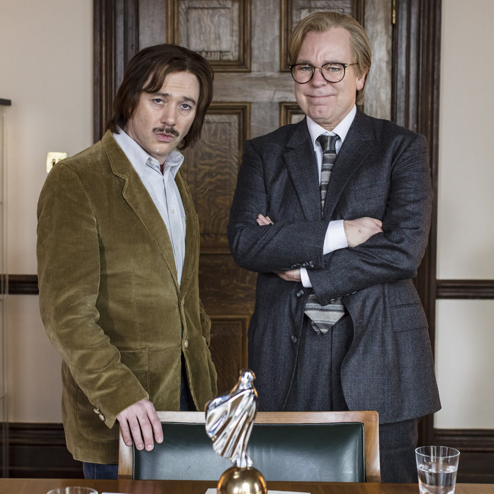 Inside No. 9. Image shows from L to R: Clive Carol (Reece Shearsmith), Giles Grindlay-Orme (Steve Pemberton). Copyright: BBC. Inside No. 9. Image shows from L to R: Clive Carol (Reece Shearsmith), Giles Grindlay-Orme (Steve Pemberton). Copyright: BBC.